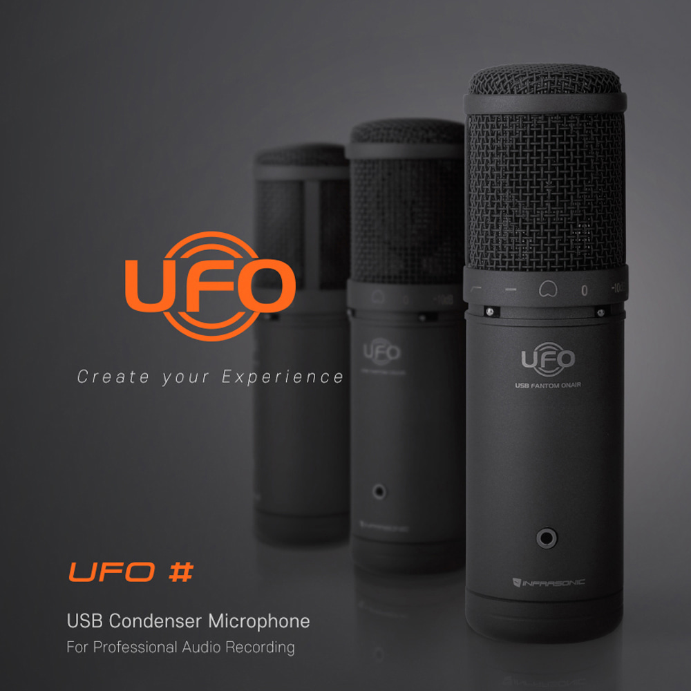 인프라소닉 블랙에디션 마이크 USB 타입 UFO#