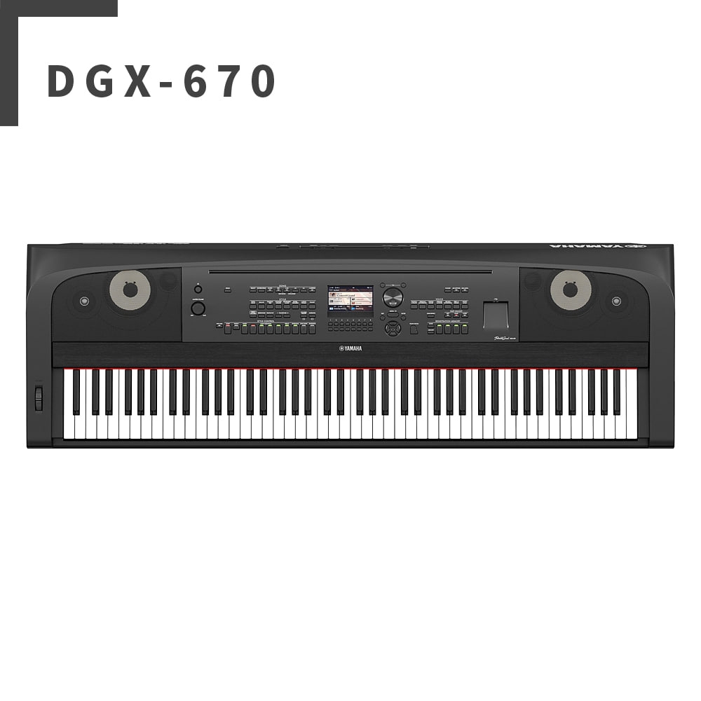 야마하 휴대용 그랜드 디지털피아노 DGX-670